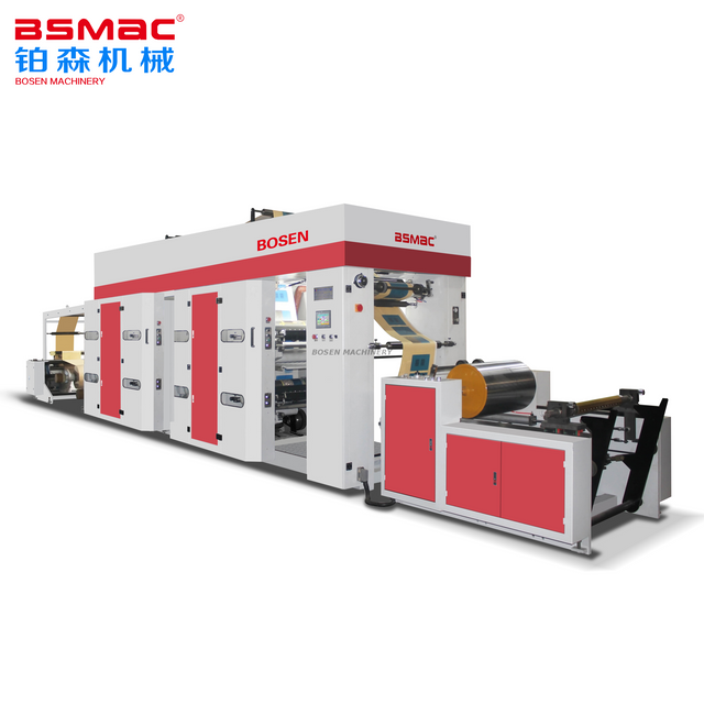 Máquina de impresión flexográfica de tambor Certer de doble cara serie BSHCI 4+4