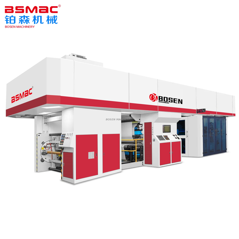 Máquina de impresión flexográfica tipo manga servo completa de 6 colores BSTHCI
