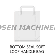 BS-500ZD Máquina para fabricar bolsas con asa suave y sello inferior completamente automática