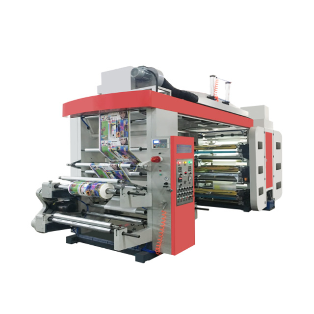 Fabricación de nueva máquina de impresión flexográfica de alta velocidad de 6 colores en China 