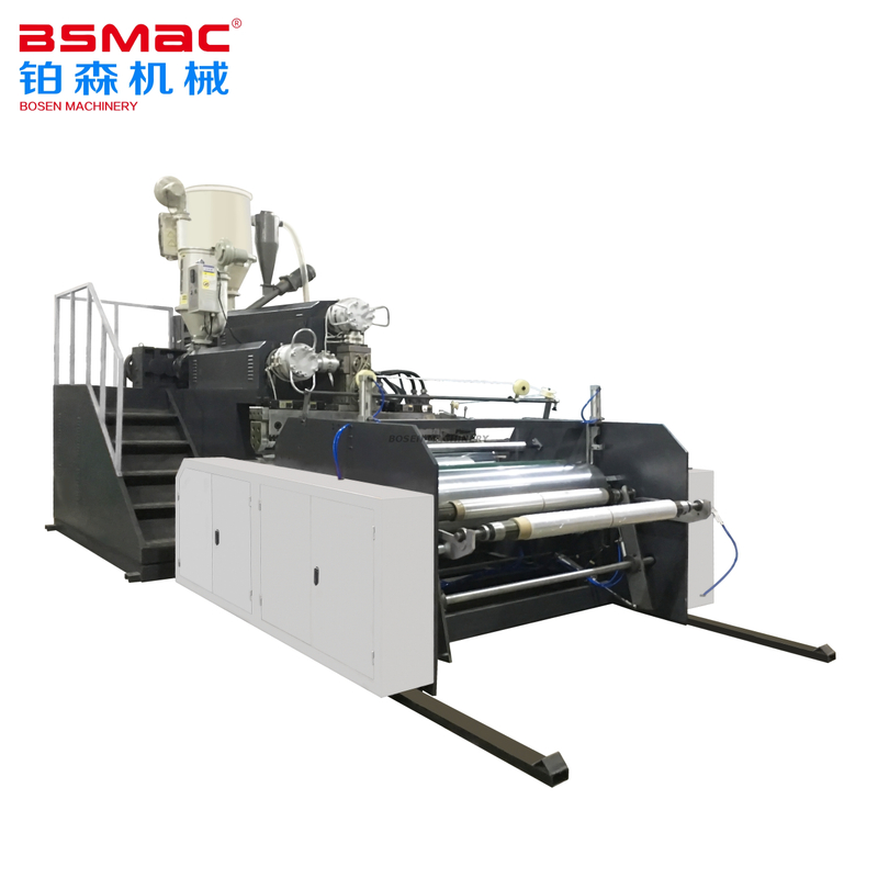 Máquina para fabricar película estirable de doble capa