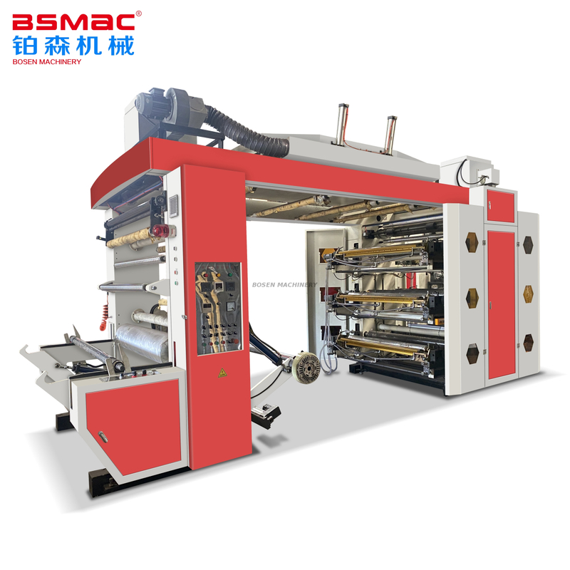Impresora flexográfica de alta velocidad automática de 6 colores serie BSHYT6A