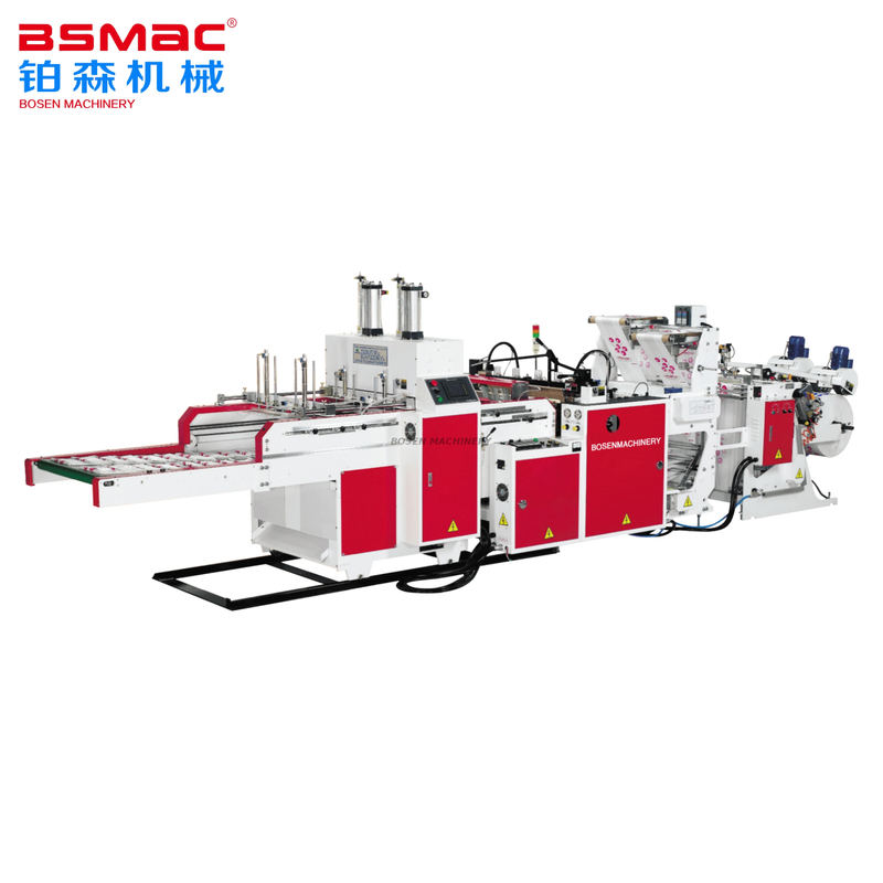 BSTH Máquina para fabricar bolsas tipo camiseta, corte por calor, termosellado de alta velocidad BS-TH