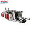 BSDFR Máquina para fabricar bolsas de plástico con corte en caliente y sellado en caliente de dos líneas